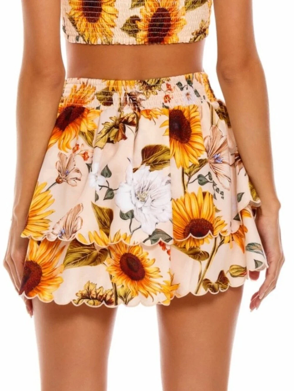 Agua Bendita Cooper Skirt Sunflower Multi